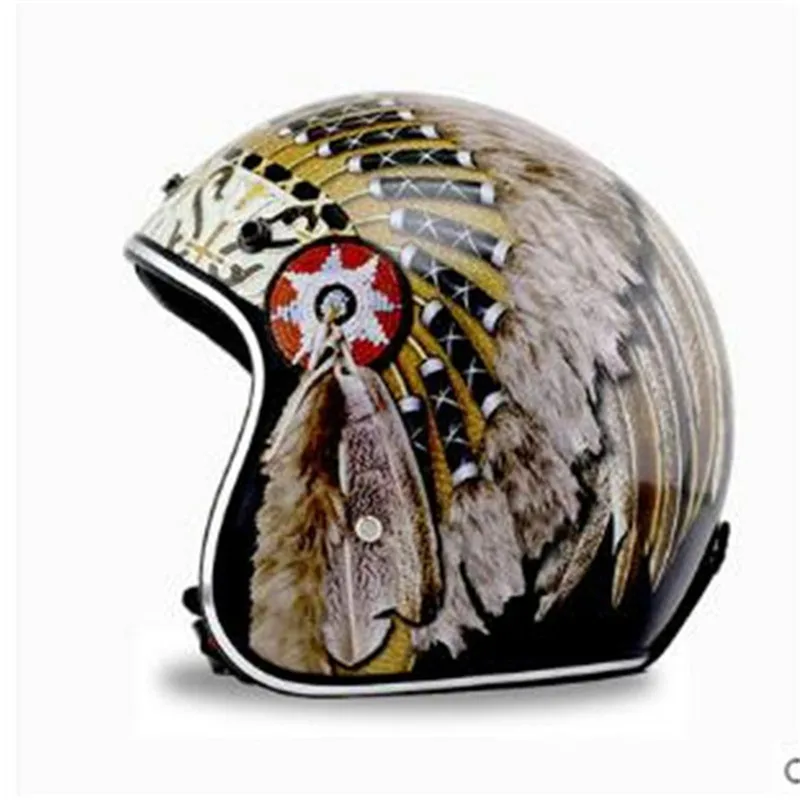 2025 New Retro Vintage Open Fa - Vintage Open Face Retro Helmet 评论和价格