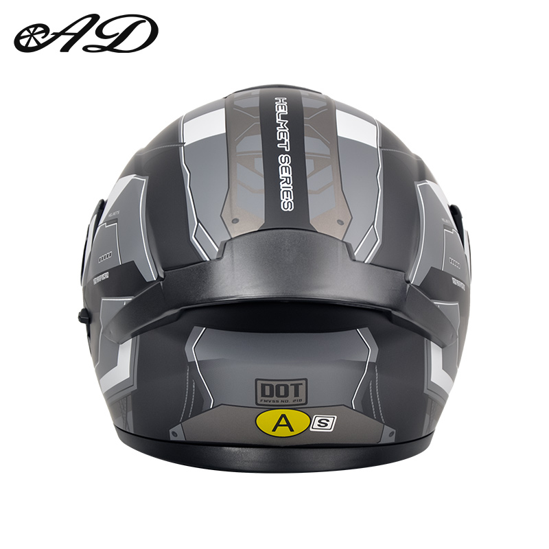 Dot Certified Ad Factory Open  - Full Face Motorcycle Helmet With Bluetooth 评论和价格