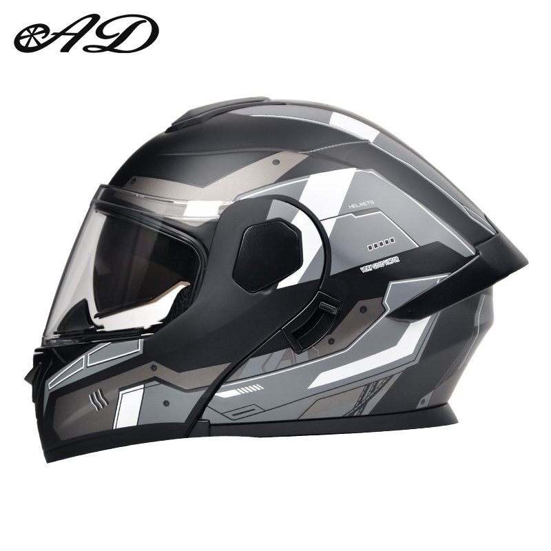 Dot Certified Ad Factory Open  - Full Face Motorcycle Helmet With Bluetooth 评论和价格