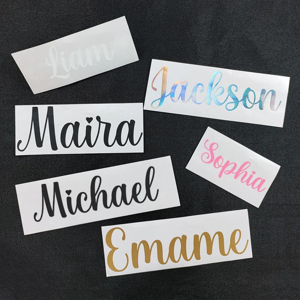 1PC Custom Name Stickers Handw - Motorcycle Helmets 评论和价格