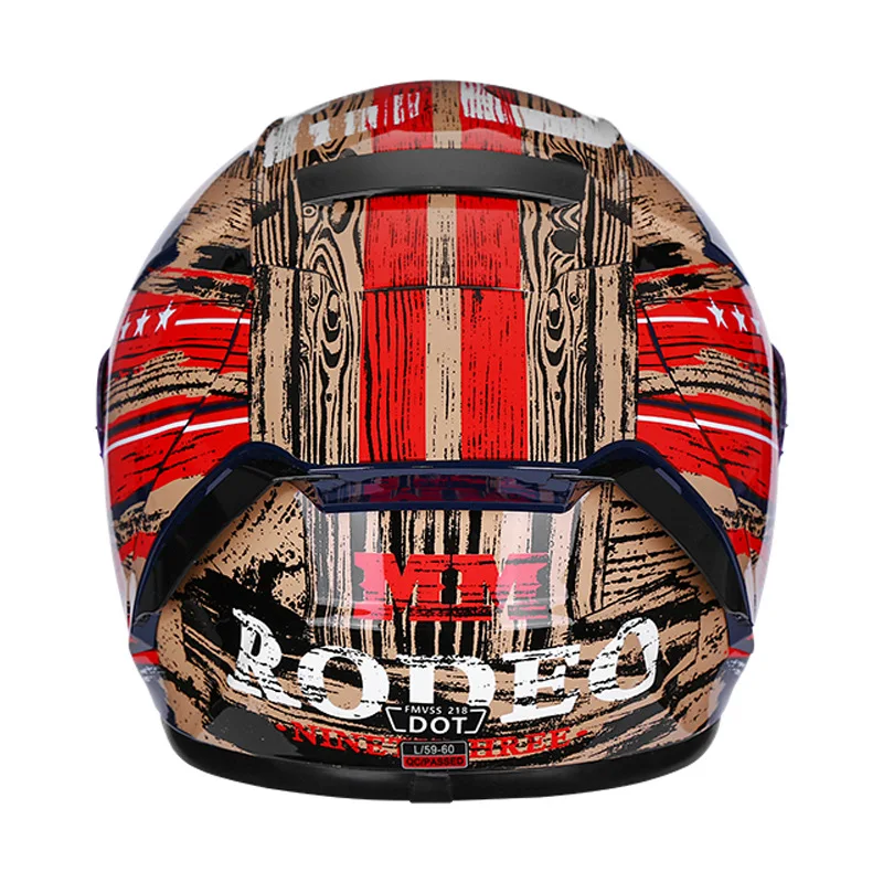 New Model High Quality Off-roa - Full Face Motorcycle Helmet With Bluetooth 评论和价格